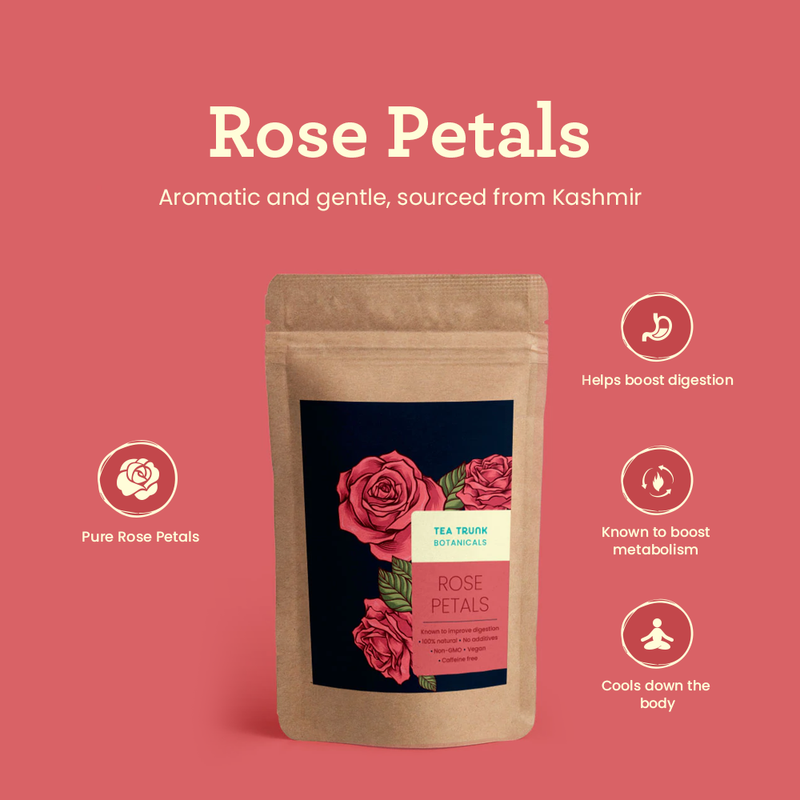 Tea Trunk Rose Petals - 100 gms